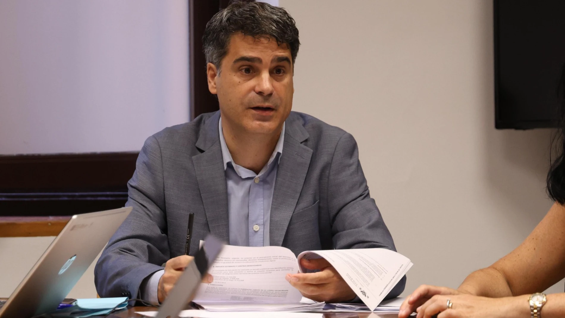 El concejal de Hacienda y portavoz municipal en el Ayuntamiento de Toledo, Juan José Alcalde.