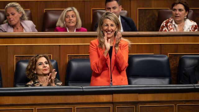 Yolanda Díaz defiende una "alianza democrática" de las izquierdas pero no una "suma de siglas", ante la idea de Rufián