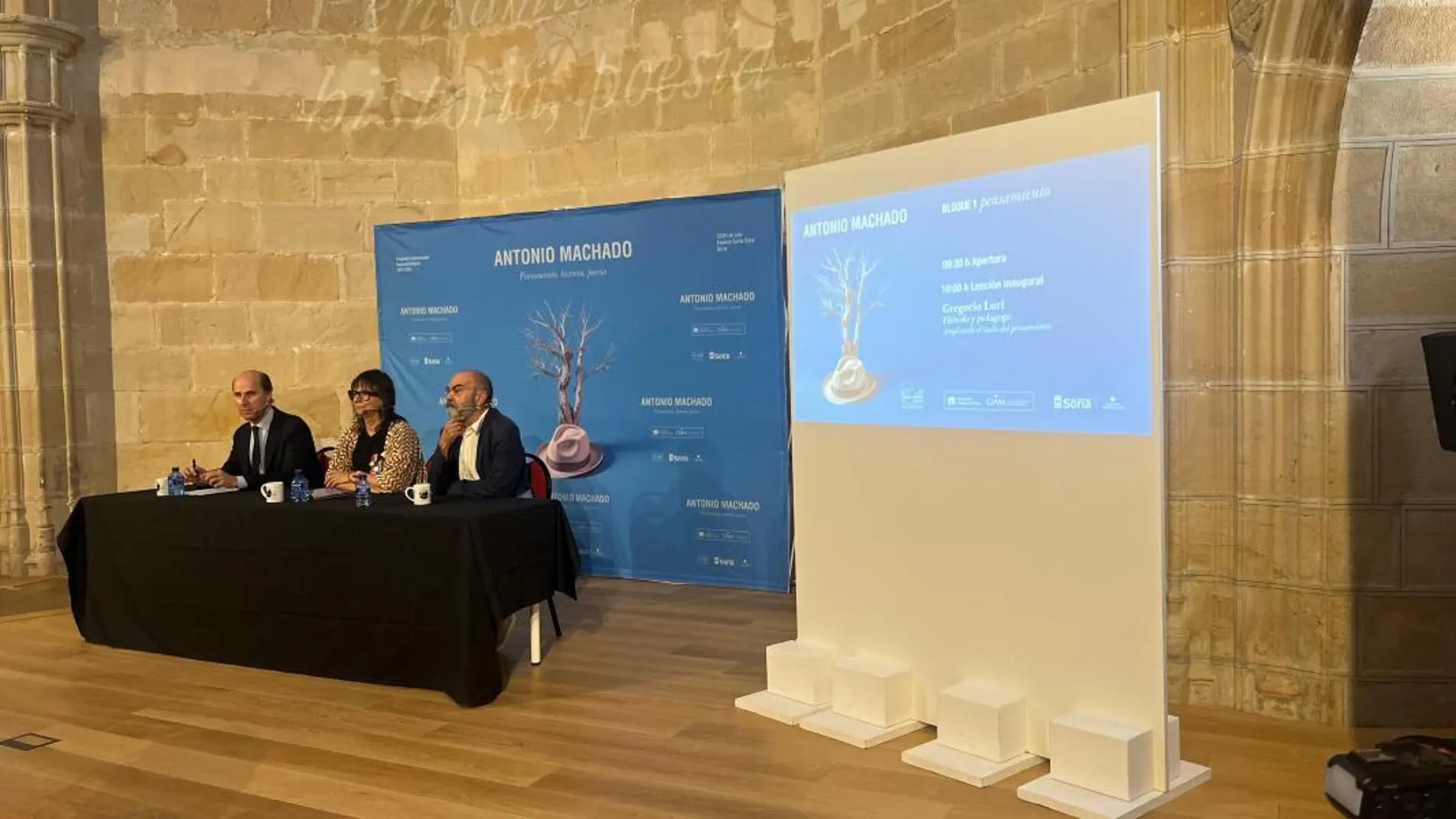 Inauguración del Congreso Internacional Antonio Machado que se celebra en Soria