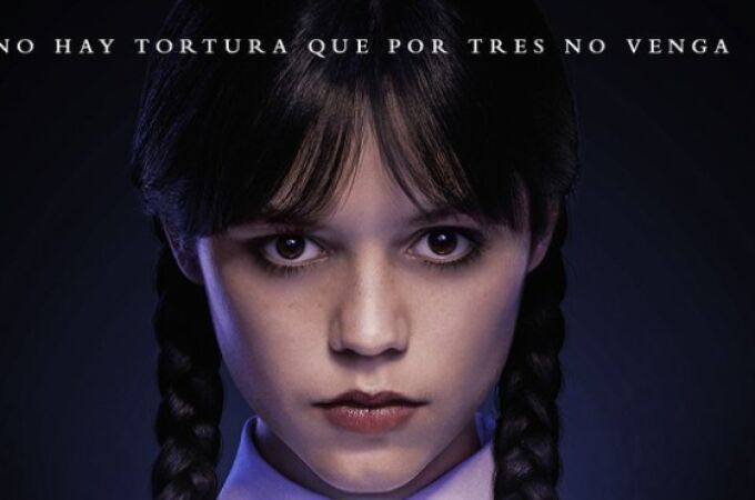 Cartel promocional de la tercera temporada de 'Miércoles' 
