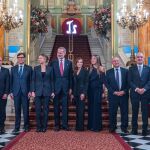 La Familia Real en su llegada al Liceu de Barcelona