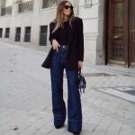 Uno de los vaqueros más versátiles de Tommy Hilfiger ha bajado un 65%: así sientan los wide leg que estilizan sin apretar