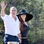 Jeff Bezos y Lauren Sanchez, felices en St. Tropez