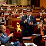 Sesión de control al gobierno catalán en el Parlament