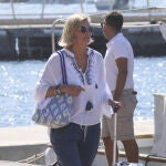 María Zurita en Formentera.
