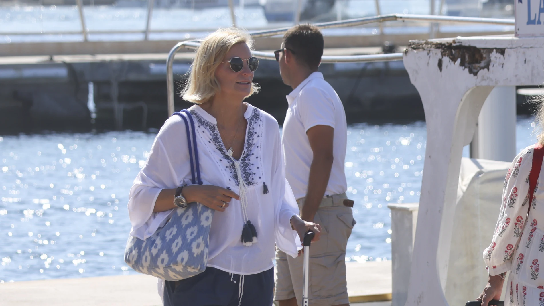 María Zurita en Formentera.