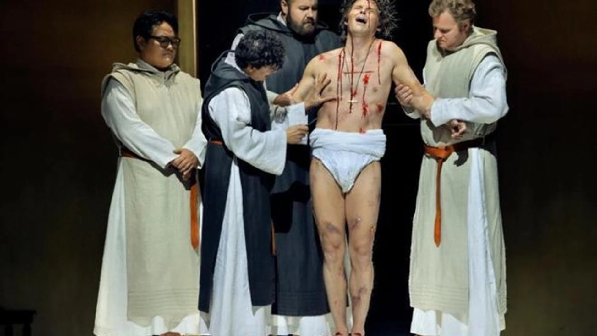 Una escena del "Parsifal" representado en el marco del festival en 2016