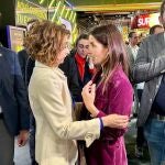 La consellera de Hacienda, Ruth Merino, junto a la ministra María Jesús Montero