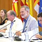 El Rey preside la Reunión del Patronato de la Fundación Princesa de Girona