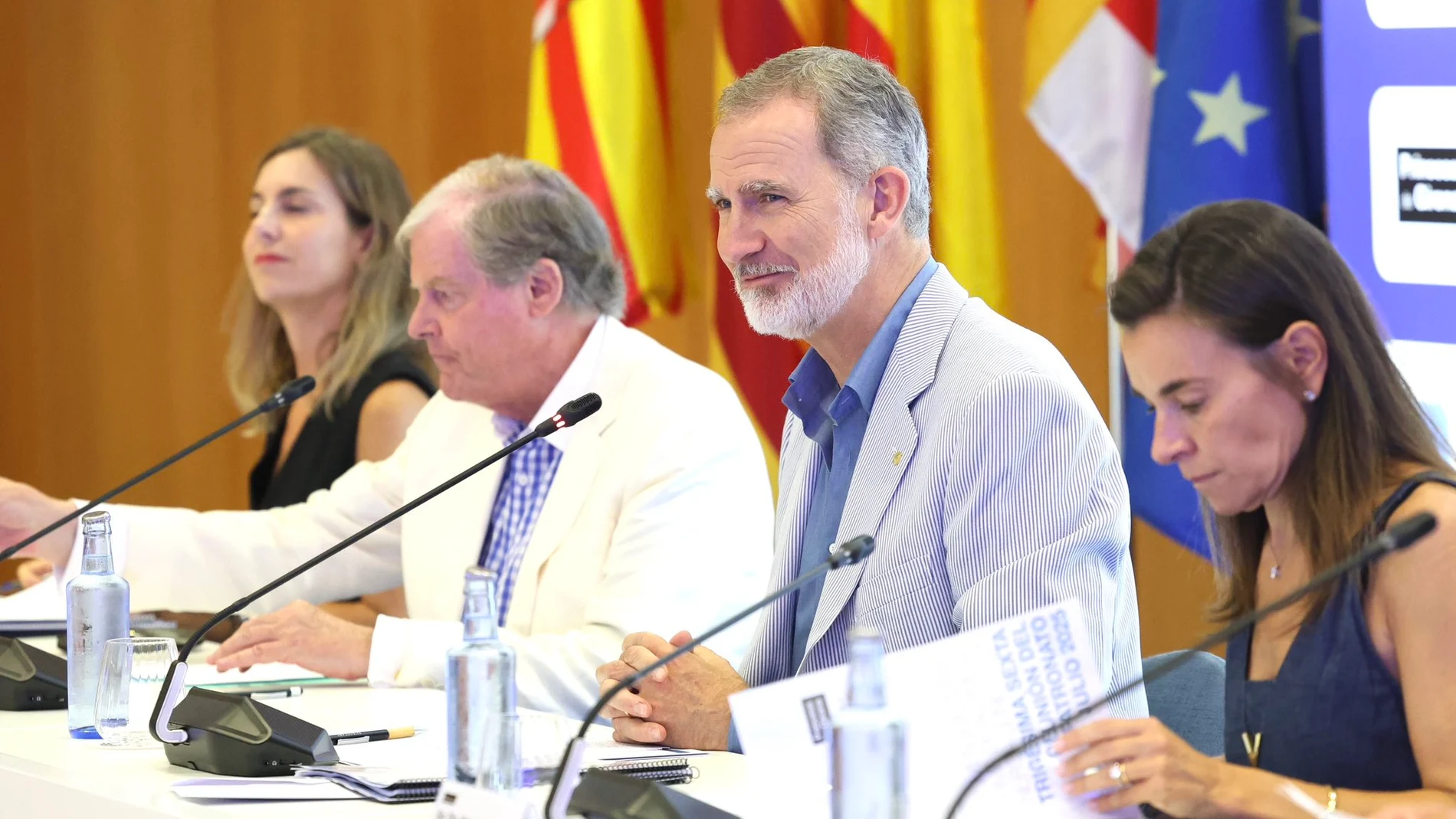 El Rey preside la Reunión del Patronato de la Fundación Princesa de Girona