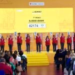 Sorteo de Oro de Cruz Roja celebrado en la Cúpula del Milenio de Valladolid