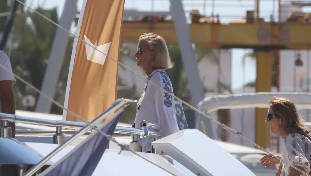 María Zurita comienza sus vacaciones en Formentera
