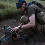 Ukrainian FPV drone team from 20th Lyubart Brigade on the Toretsk frontline