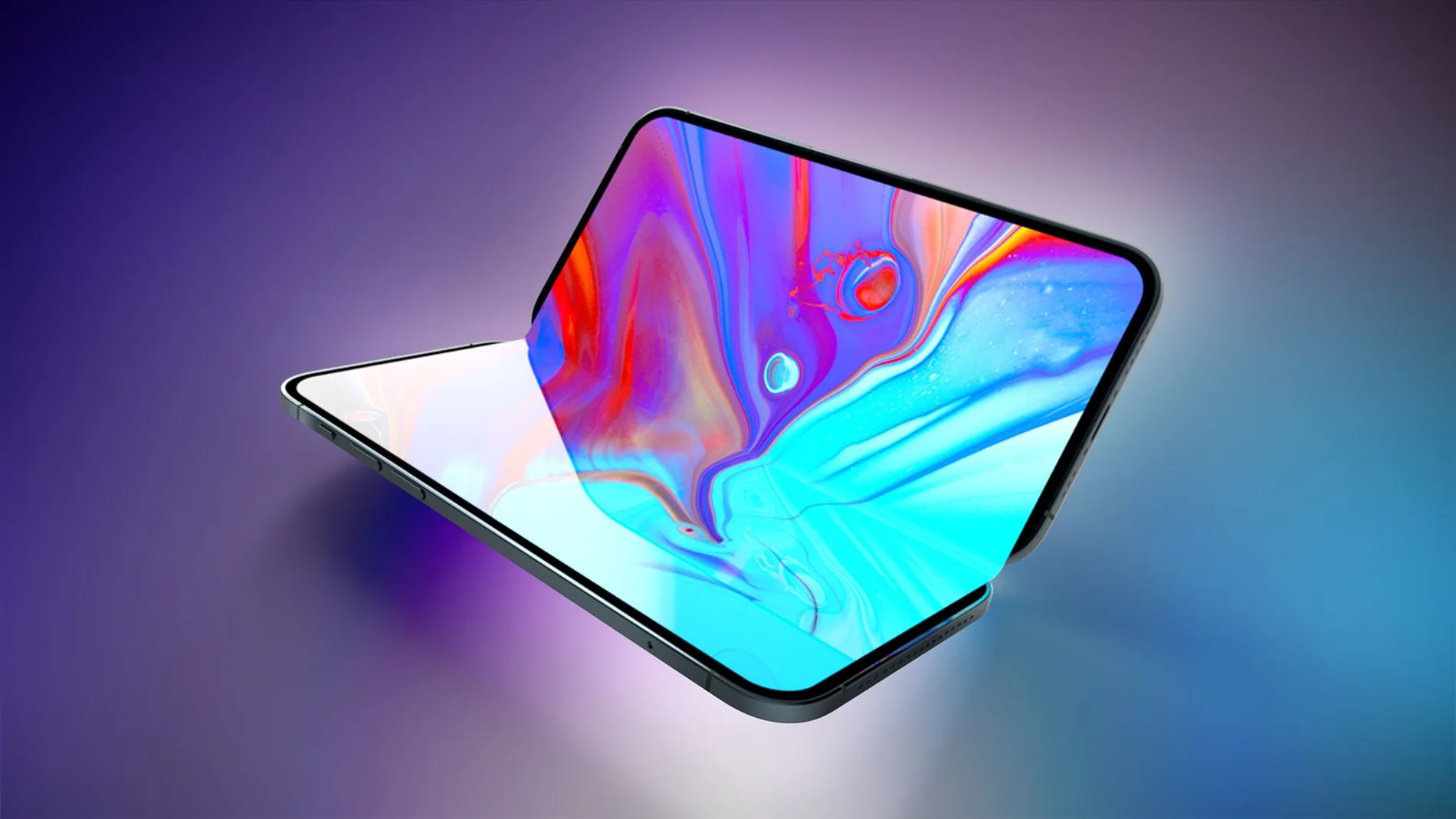 Concepto de iPhone plegable