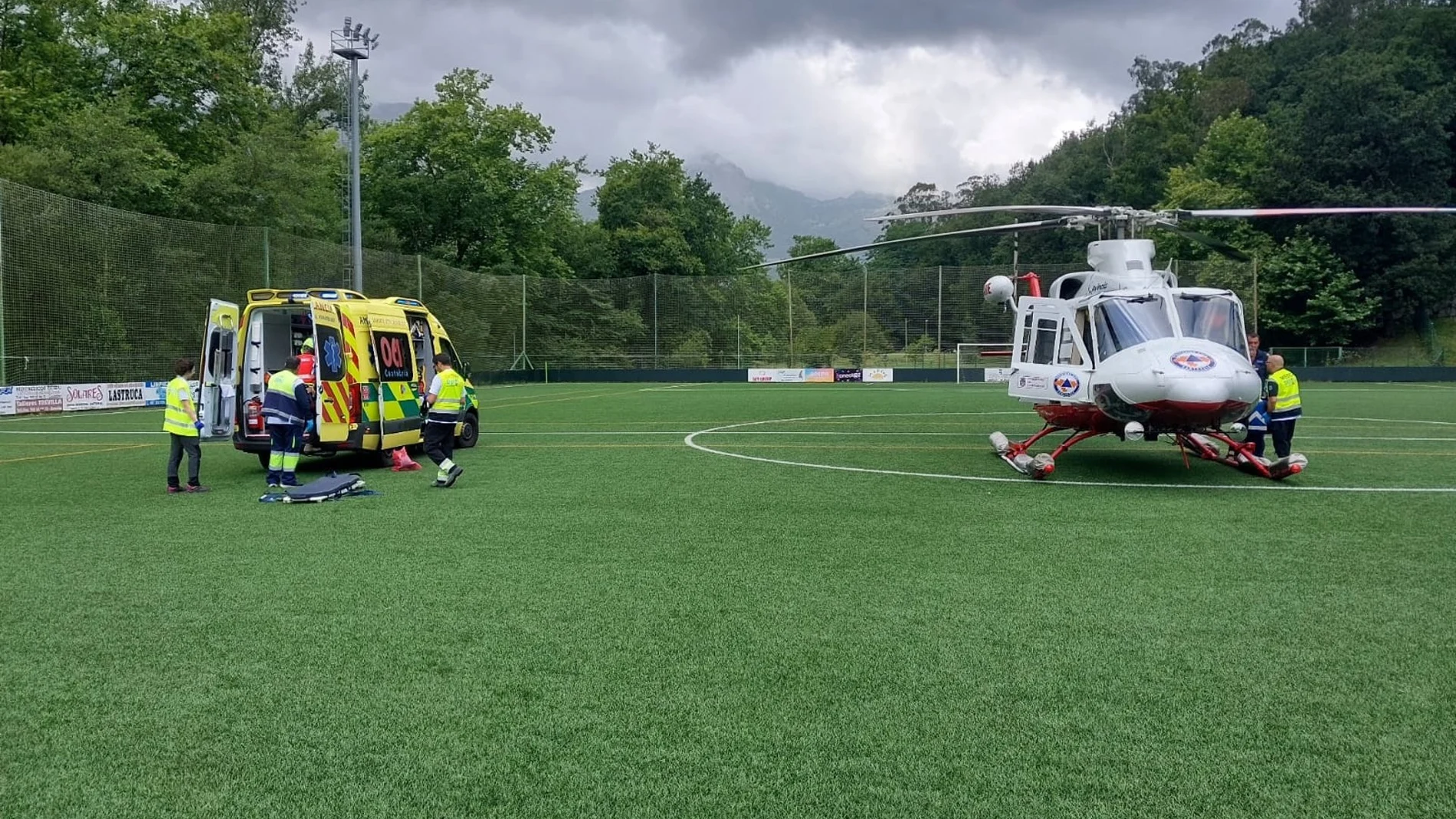 Suc-Trasladado a hospital de Vizcaya un hombre con quemaduras de consideración tras incendiarse su vivienda en Cantabria