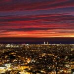 Foto de Barcelona en un atardecer