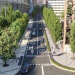 Aprobada la adaptación del proyecto de urbanización del entorno del Bernabéu, con 300 árboles y más espacio peatonal