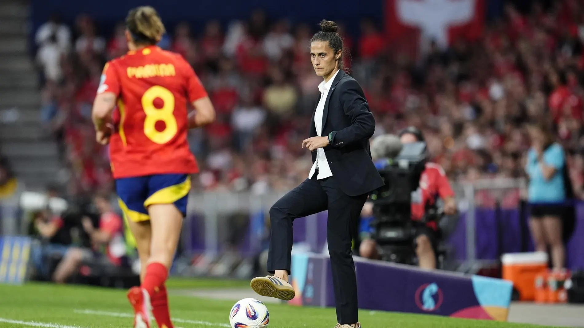 Fútbol/Selección.- Montse Tomé: "Me siento realizada, hemos dado un salto a todos los niveles"