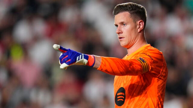 Marc-Andre ter Stegen en la primera vuelta de la temporada 2024/25