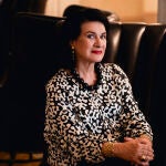 Paloma Picasso durante su entrevista con LA RAZÓN