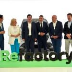 El presidente de la Junta de Castilla y León, Alfonso Fernández Mañueco, participa en la inauguración de Refactory Valladolid junto al director general de Renault Josep María Recasens, los consejeros Leticia García y Juan Carlos Suárez-Quiñones y el alcalde Jesús Julio Carnero, entre otras autoridades