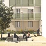Simulación de la supermanzana que se creará en el barrio Virgen del Remedio de Alicante