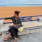 El look de Nuria Roca en Santander.