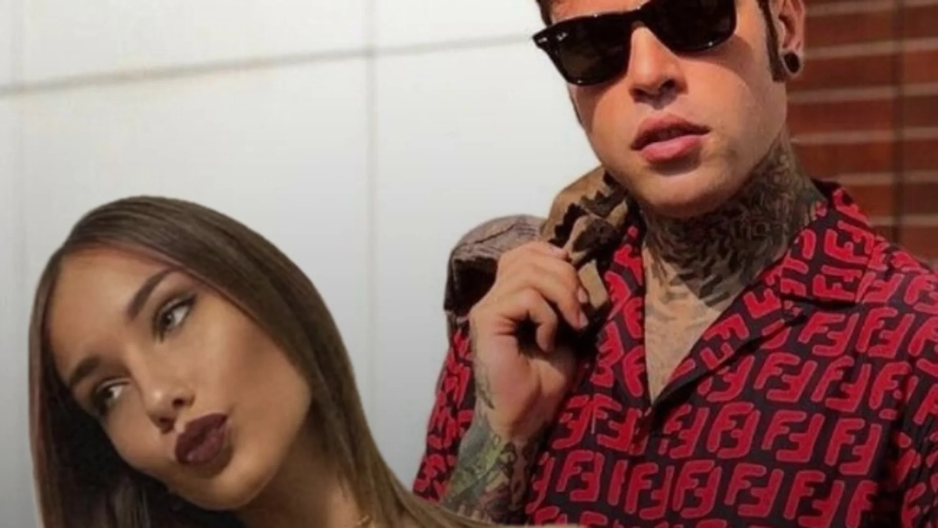 Giulia Honegger y Fedez, portada de "Chi"