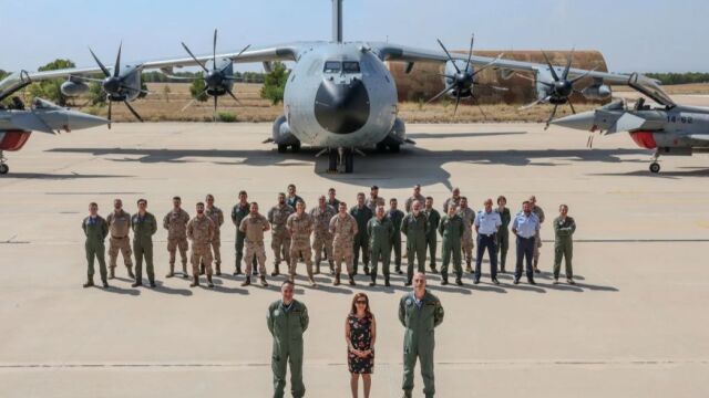 Margarita Robles en Albacete en agosto de 2024
