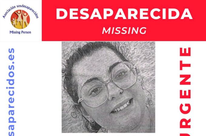 Imagen de alerta difundida por la Asociación 'SOS Desaparecidos'