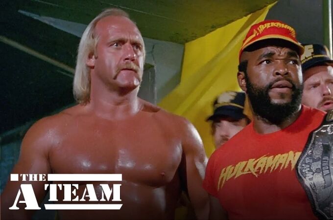 Una escena de Hogan en "El equipo A"