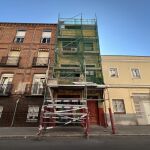 Protección para el mural del edificio El Montacargas