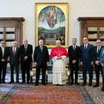 Pope Leo XIV private audience with Algeria President Abdelmadjid Tebboune