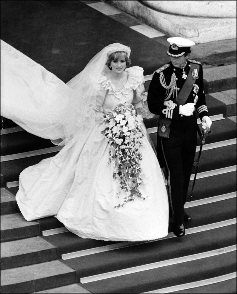 Vestido de novia de Lady Di.