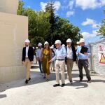 La delegada territorial de la Junta en Valladolid, Raquel Alonso, visita las obras en el Centro de Salud Cigales 