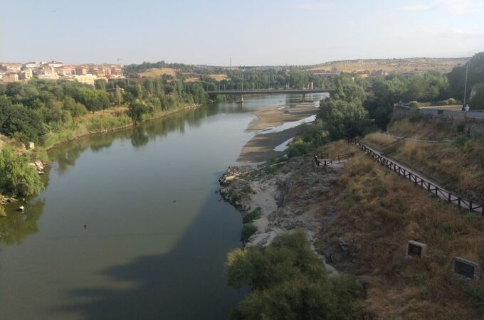 Río Tajo a su paso por Toledo