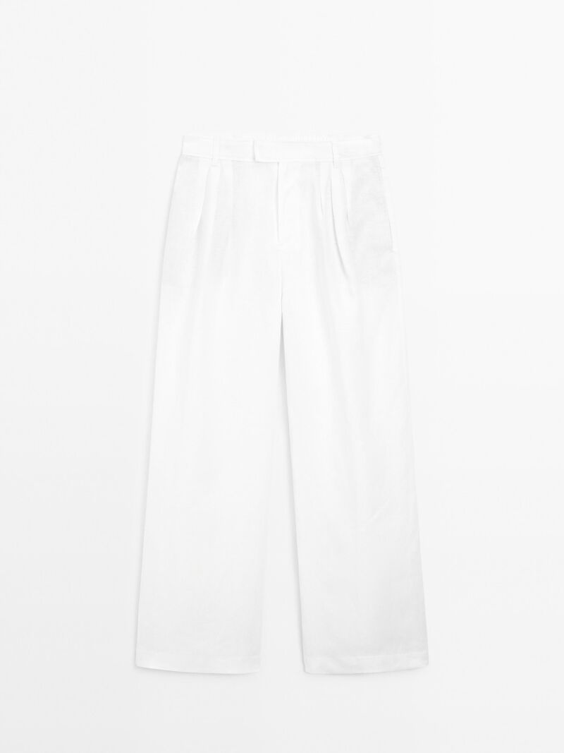 Pantalón de pinzas.