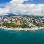 Vista aérea de Sochi