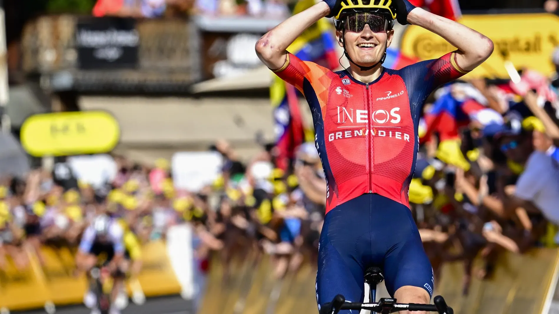Carlos Rodríguez en el Tour de Francia