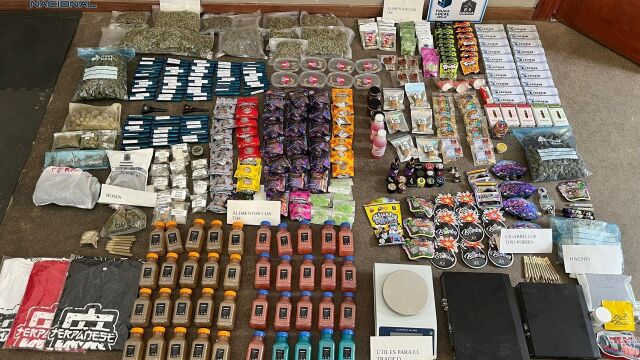 Desmantelan una red de venta ilegal de droga camuflada como asociaciones cannábicas en el sur de Tenerife