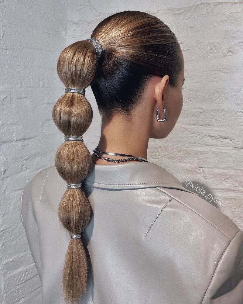 Ponytail bubbles