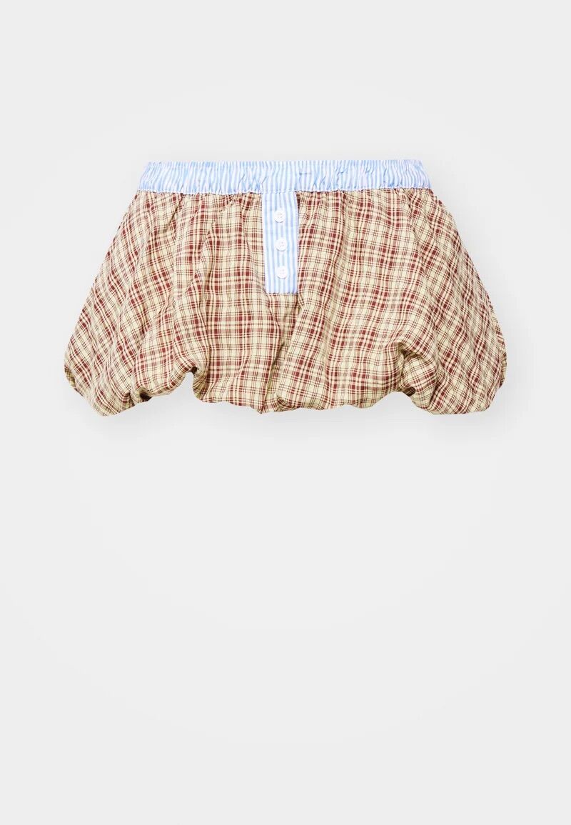 Minifalda de cuadros.