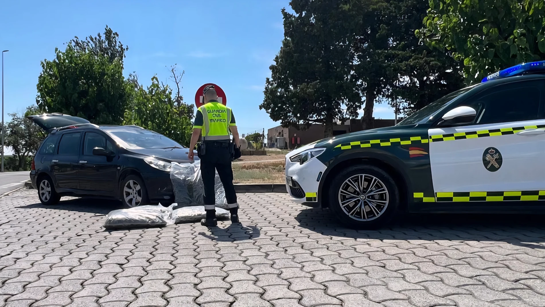 Actuación de la Guardia Civil contra el tráfico de drogas. REMITIDA / HANDOUT por GUARDIA CIVIL. Fotografía remitida a medios de comunicación exclusivamente para ilustrar la noticia a la que hace referencia la imagen, y citando la procedencia de la imagen en la firma 25/07/2025