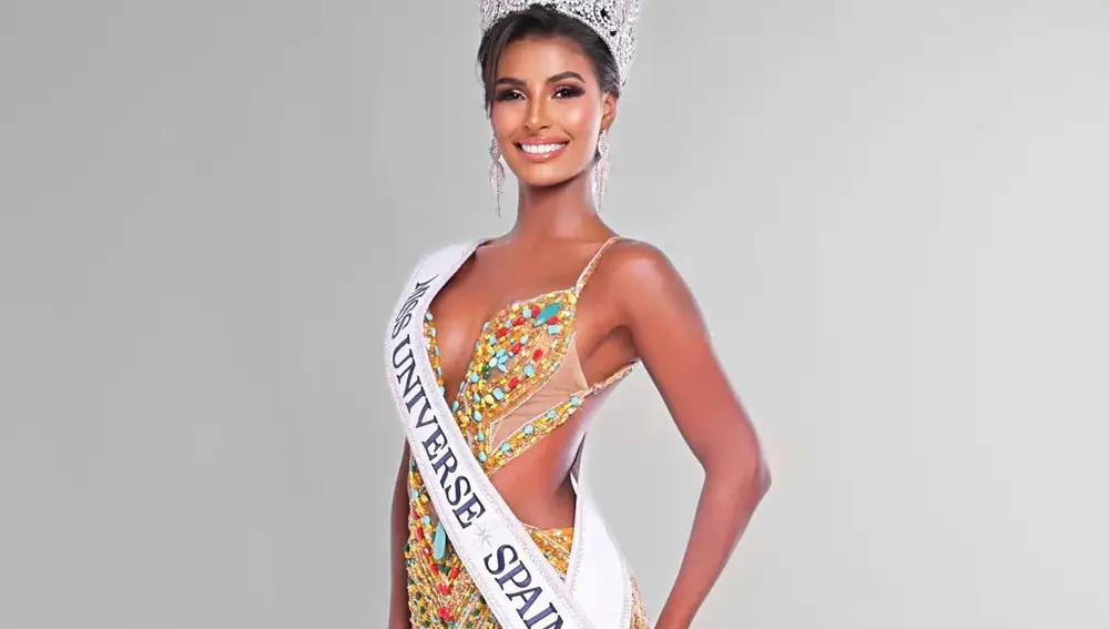 Retrato oficial de Michelle Jiménez, Miss Universo España 2024