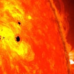 Algunas de las manchas de nuestro astro miden más del doble que el planeta Tierra