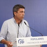 Mazón y Tellado asisten a la Junta Directiva Provincial del PP de Alicante