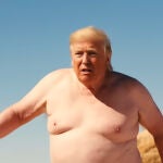 El presidente de Estados Unidos aparece retratado de manera muy realista en el show