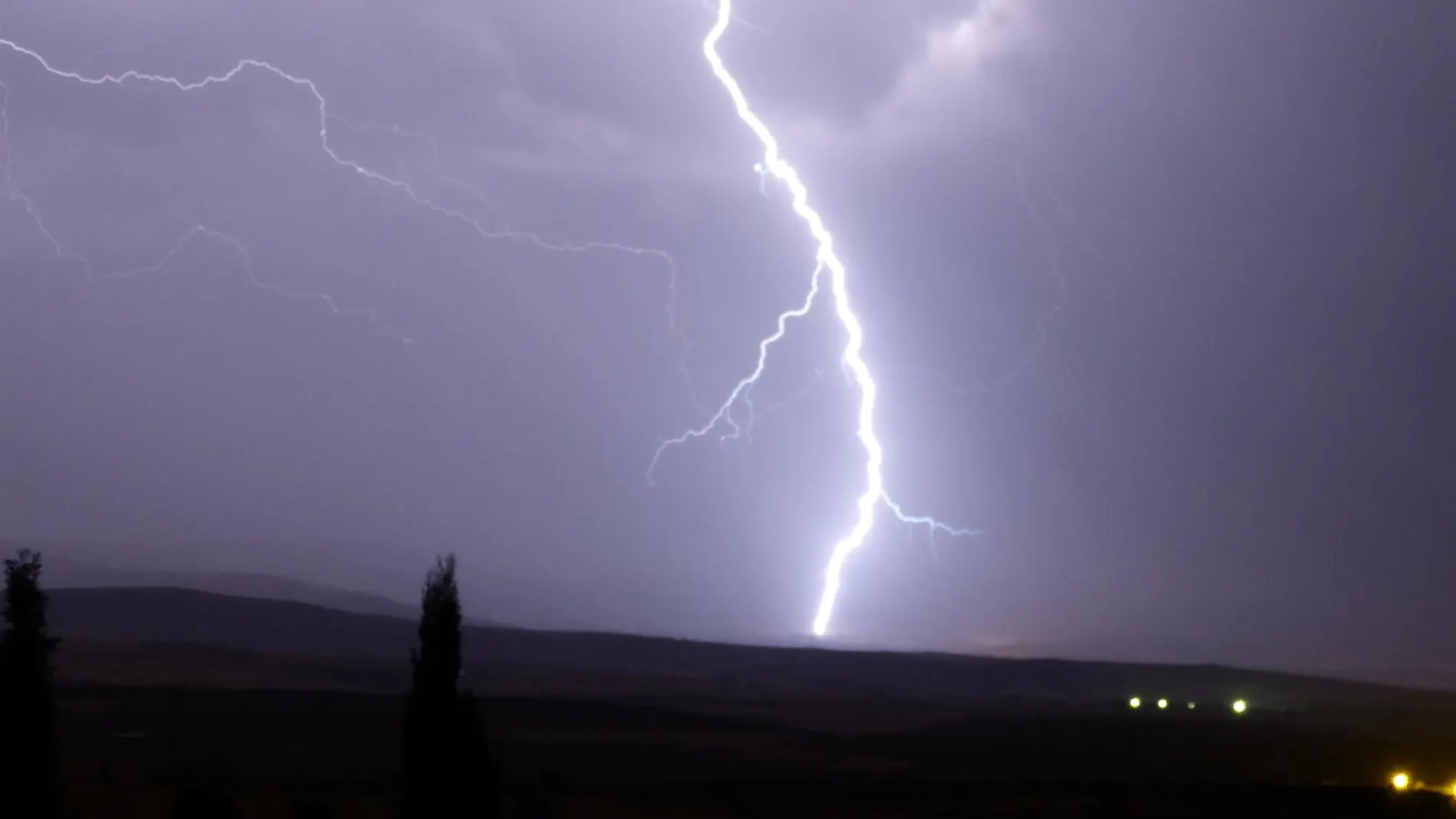 Las tormentas dejaron más de 600 rayos en la Comunitat Valenciana, la mayoría en el sur de Alicante