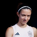 Entrenamiento selección española en Basilea