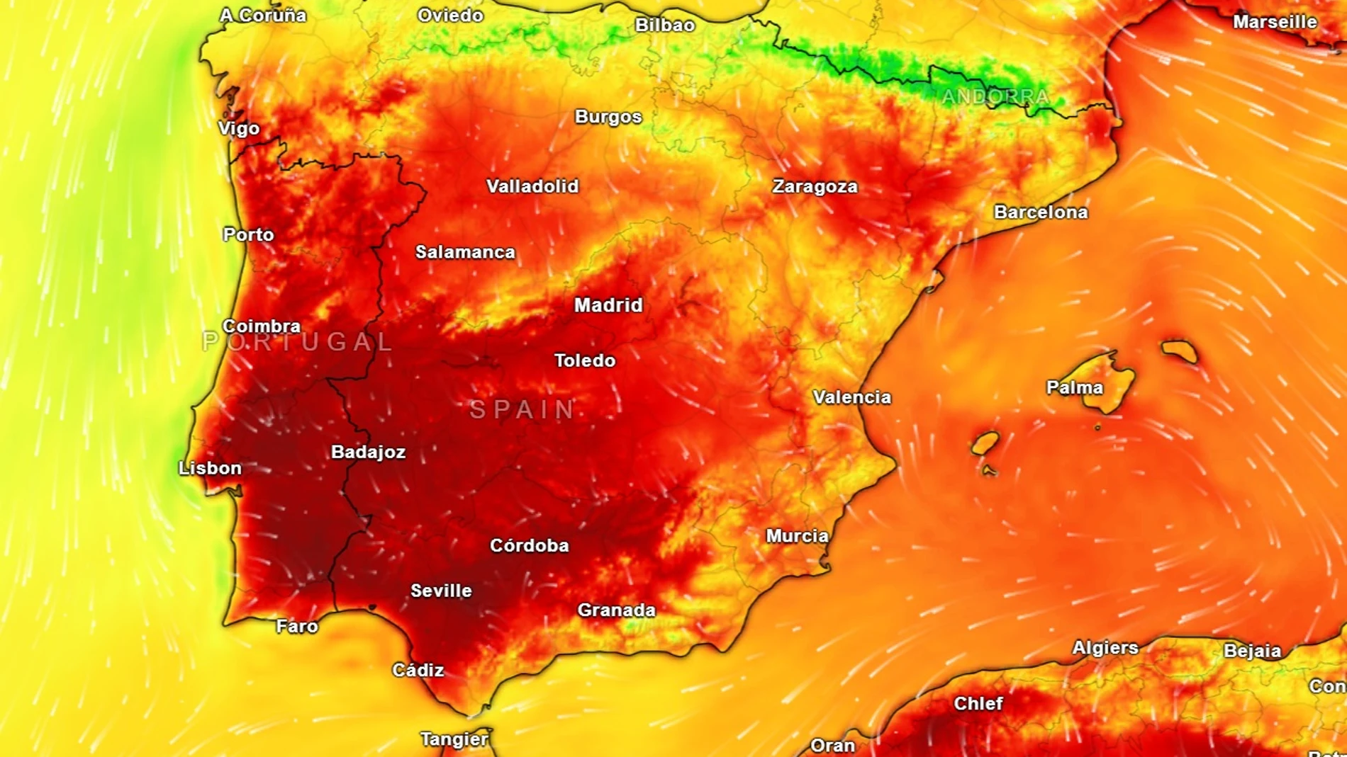 Previsión Aemet 26 julio